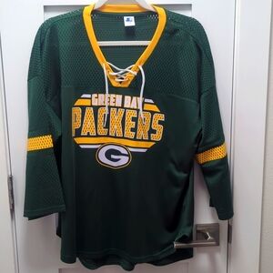 Green Bay Packers 3/4 sleeve top